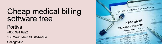 cheap medical billing software free
