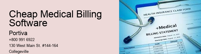 Cheap Medical Billing Software