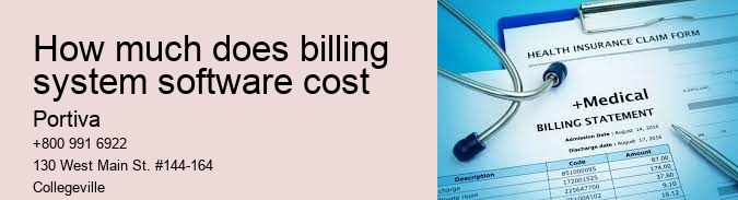 How much does billing system software cost