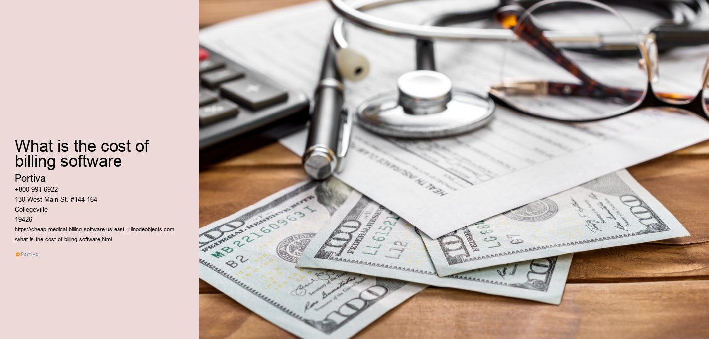 what is the cost of billing software